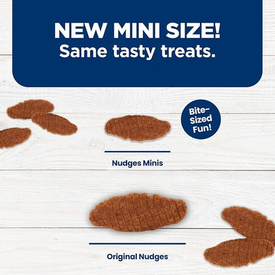 Blue Buffalo Nudges Minis Jerky Cuts Made with Real Chicken, Natural Dog Treats Mineral-Enhanced for Flavor, 10 oz. Bag (Pack of 2)