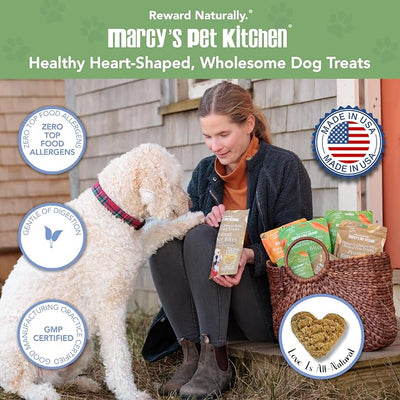 Marcy's Pet Kitchen-Diabetic Dog Treats-Vet Recommend-No Preservatives - Crunchy, Superfoods, All Natural-Vegan Homemade,-Gluten Free-for Sensitive Stomachs-Made in The USA Only.