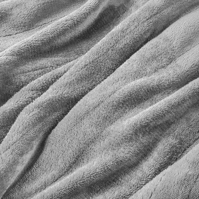Eydna Electric Heated Blanket Throw Size 50"x60", Fast Heating Throw, Soft Microplush for Sofa & Office,6 Heating Levels & 1-10 Hours Auto Off, Machine Washable, Gifts for Womens-Gray