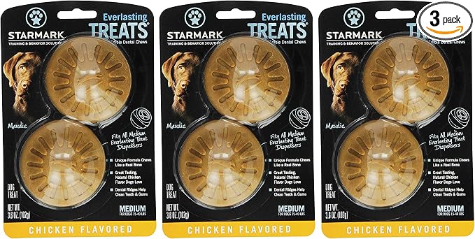 Everlasting Treats Dental Chews Medium Chicken 2ct. (3pk)