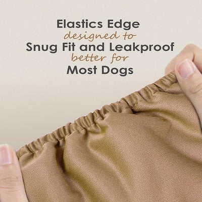 wegreeco Washable Male Dog Belly Band (Stylish Pattern)- Pack of 3 - Male Dog Belly Wrap, Dog Diapers Male (Blue Gray Coffee, X-Large)