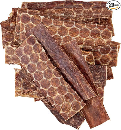 hotspot pets Beef Jerky Dog Treats Esophagus (6 Inches- 20 Pack) - 100% Natural Healthy Chews for Dogs - Meat Jerky Snack, Rich in Glucosamine for Joint Health,All Natural from Grass Fed Cattle