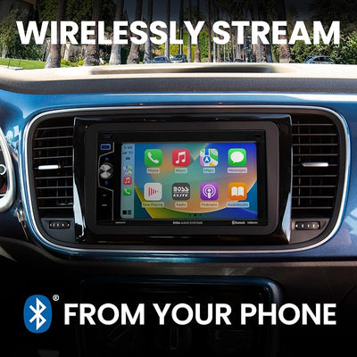BOSS Audio Systems Elite Series BE62CP Car Stereo - Apple CarPlay, Double Din, 6.2 Inch Touchscreen, Bluetooth, No CD DVD Player, AM/FM Radio Receiver
