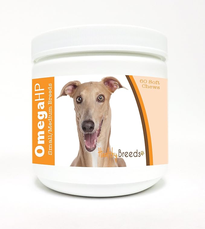 Italian Greyhound Omega HP Fatty Acid Skin and Coat Support Soft Chews 60 Count