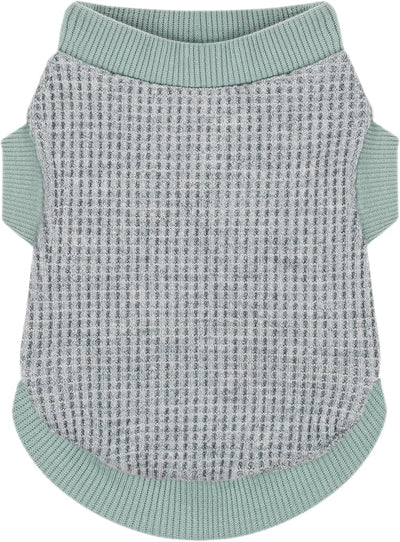 Cozy and Functional Dog Shirts for Small Puppies: Stretchable Green Attire with Easy-On Design, Ideal for Chihuahuas and Yorkies - Enhance Comfort and Playfulness on Chill Days Large