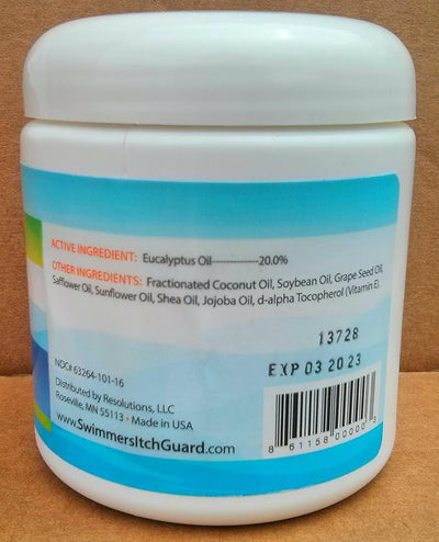 Swimmer's Itch Guard Cream – Prevents Swimmer’s Itch, Duck Itch, Lake Itch – Water-Resistant Repellent for Kids & Adults – Natural Protection for Lakes, Rivers, and Ponds – 4 oz.