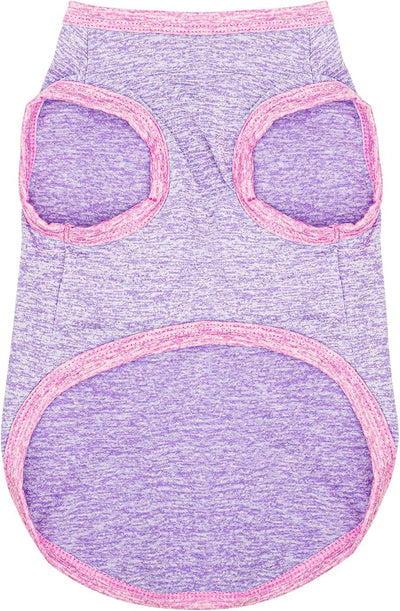 Chic Ion Polyester Dog Vest: Adorable Fashion Apparel for Small, Medium, and Large Breeds, Moisture-Wicking, Soft, Anti-Static, Durable, and Easy-to-Clean Design - Purple XS