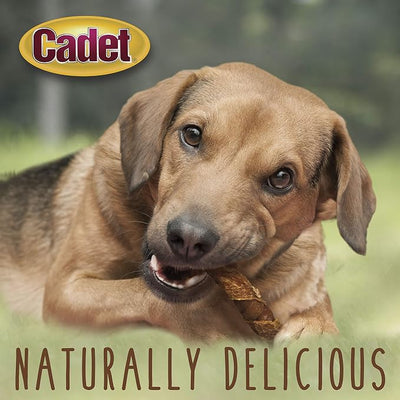 Cadet Gourmet Triple Chews Long-Lasting Pork Hide Sticks with Sweet Potato and Chicken, Healthy Dog Treats for Small & Large Dogs, 6 Count (Pack of 2)