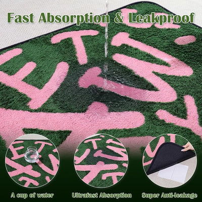 Qeils Reusable Puppy Pads, Washable Pee Pads for Dogs 2 Pack Durable Absorbent Leakproof Potty Pads with Non-Slip, Indoor Training & Pet Party Gift 23"x36"