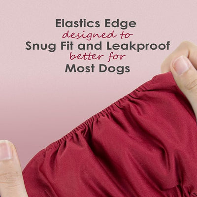 wegreeco Washable Male Dog Belly Band (Stylish Pattern)- Pack of 3 - Washable Male Dog Belly Wrap, Dog Diapers Male (Burgundy, Black, Jade, Small)