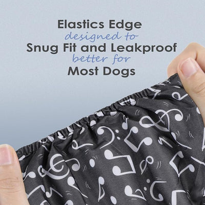 wegreeco Washable Male Dog Belly Band (Stylish Pattern)- Pack of 3 - Washable Male Dog Belly Wrap, Dog Diapers Male (Cool Design, X-Small)