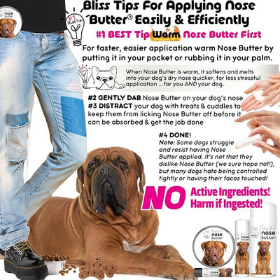 The Blissful Dog Douge de Bourdeaux Unscented Nose Butter, 16oz
