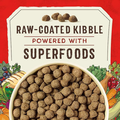 Stella & Chewy's SuperBlends Raw Coated Wholesome Grains Cage-Free Chicken & Duck Recipe with Superfoods, 3.5 lb. Bag (Pack of 3)