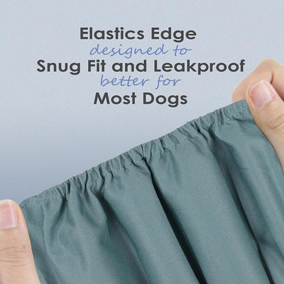 wegreeco Washable Male Dog Belly Band (Stylish Pattern)- Pack of 3 - Washable Male Dog Belly Wrap, Dog Diapers Male (Black, Blue, Coffee, Small)