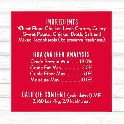 Charlee Bear Chicken Soup & Garden Veggie Dog Treats 16 oz. Bag (Pack of 2)