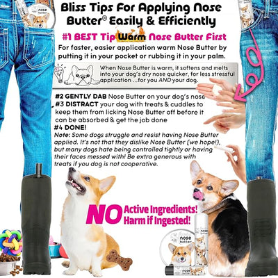The Blissful Dog Corgi Unscented Nose Butter, 4-Ounce