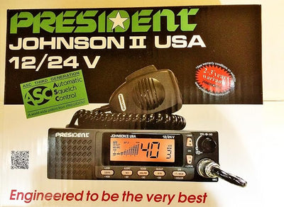 President Johnson II USA CB Radio 12/24V
