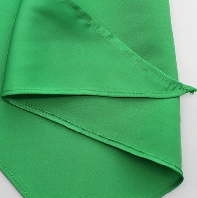 1 Pack Green Dog Bandana Blank Polyester Dog Scarf for Small Dogs