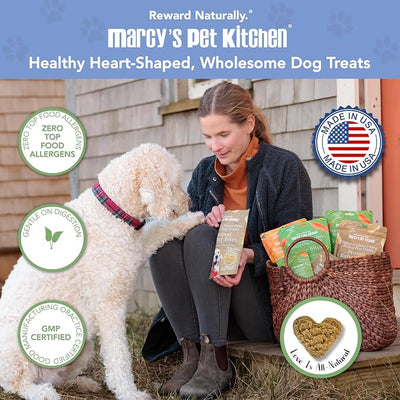 Marcy's Pet Kitchen-Diabetic Dog Treats-Vet Recommend-No Preservatives - Crunchy, Superfoods, All Natural-Vegan Homemade,-Gluten Free-for Sensitive Stomachs-Made in The USA Only (3 Pack - Variety)