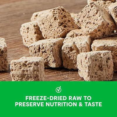 Open Farm Cubes, Freeze-Dried Raw, Single Ingredient Dog Treats, Beef Liver, 3oz Pouch