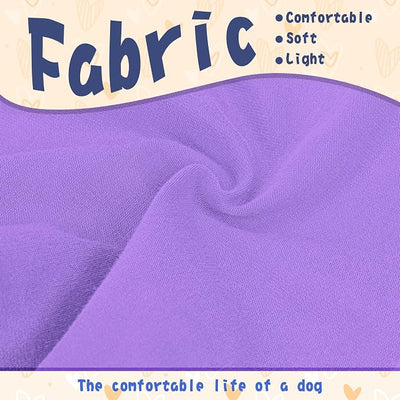 Comfortable Polyester-Cotton Dog Shirt –with 'They NOT Like US', Perfect for Small & Medium Dogs, Soft & Stylish Pet Apparel for Everyday Wear.Purple L