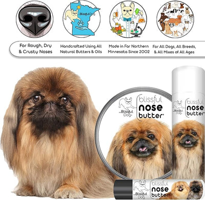 The Blissful Dog Pekingese Unscented Nose Butter - Dog Nose Butter, 16 Ounce
