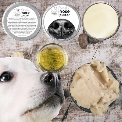 The Blissful Dog Every Dog Nose Butter, Versatile Dog Nose Balm for Dry Nose, Handcrafted Nose Moisturizer, Easy-to-Apply Dog Essentials, Unscented, 8 oz.
