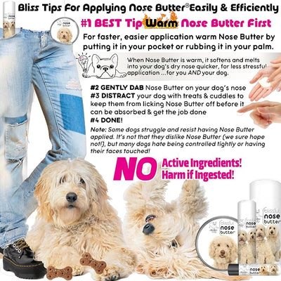 The Blissful Dog Goldendoodle Unscented Nose Butter - Dog Nose Butter, 0.50 Ounce