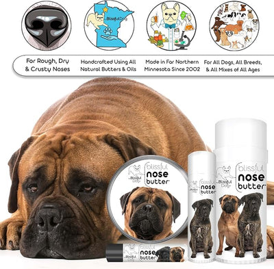The Blissful Dog Bullmastiff Unscented Nose Butter, 16oz