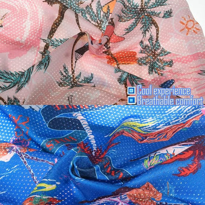 Dog Hawaiian Shirts, Mesh Fabric, Instant Cooling, UV Protection, Quick Dry, 2Pack, XXXL, Holiday Color, Large Dogs