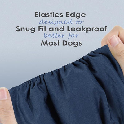 wegreeco Washable Male Dog Belly Band (Stylish Pattern)- Pack of 3 - Washable Male Dog Belly Wrap, Dog Diapers Male (Blue, Green, Black, Small)