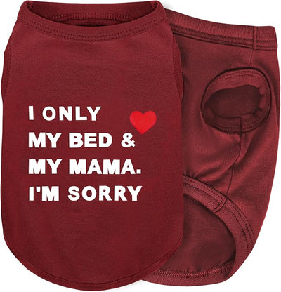 Stylish Cotton Dog Shirt with Print, Soft & Breathable, All-Season Comfort, Fits Most Breeds - Perfect Pet Apparel for Small, Medium, Large Dogs.red&4XL