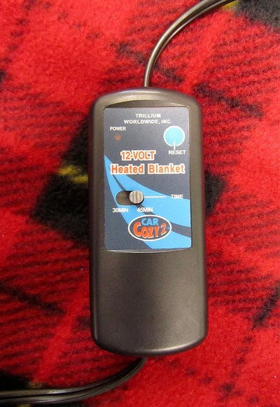 Trillium Worldwide Car Cozy 2 12-Volt Heated Mini Travel Pad, Red Plaid, 16 x 16, (TWI-2202)