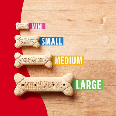 Milk-Bone Crunchy Medium Dog Treats, 24 Oz. Box, Original Beef Flavor