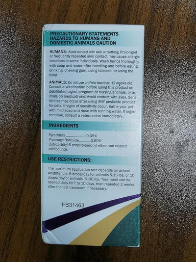 Ear Mite Treatment for Dogs & Cats, Advanced Formula Dog Ear Infection Treatment for Pet Ear Odours Stinky Stuff for Dogs Ears, Ear Cleaner Wash for Dog - 0.75 fl oz / 22ml